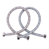 ARCORA 72-inch braided stainless steel faucet hose for durable water supply.