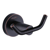 ARCORA towel hook close-up in oil rubbed bronze with brushed finish.