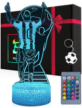ARERG Soccer Player #10 3D illusion lamp with vivid football figure for bright ambiance.