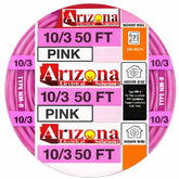 ARIZONA ELECTRICAL SOLUTIONS pink NM-B cable spool for indoor wiring projects