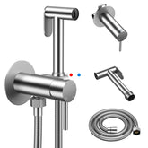 Arofa built-in hot and cold bidet sprayer wall mount for a clutter-free bathroom.