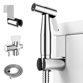 Arofa chrome handheld bidet sprayer with adjustable pressure for gentle cleaning