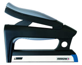 Arrow Fastener T50HS front view shows power for heavy-duty stapling.