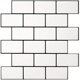 Art3d peel and stick white subway tiles for a quick kitchen upgrade