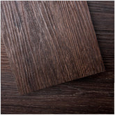 Art3d Peel and Stick Floor Tile with wood-plank brown-stone texture.