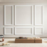 Art3d pre-cut wall molding top and bottom pieces ready for quick DIY installation.