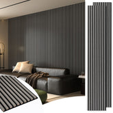 Art3d acoustic wood panel smoky oak texture enhances room acoustics