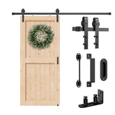 Arti-Life barn door hardware 5ft track for smooth, high-capacity sliding.