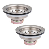 Artiwell 2-pack basket strainer for kitchen drains traps debris