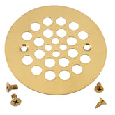 Artiwell brushed gold shower strainer assembly ready for install