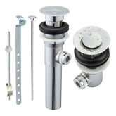 Artiwell sink pop-up drain with lift rod ensures smooth operation and reliable sealing.