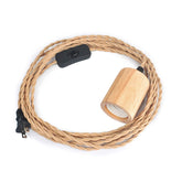 Arturesthome wood pendant kit with switch for easy DIY lighting.