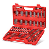 ARUCMIN 214-piece bit set in case for versatile home repairs.