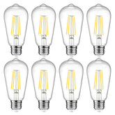 Ascher LED Edison bulb with clear glass delivers vintage style and even illumination.