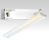 ASD 32-inch under-cabinet light with switch for easy on/off task lighting.