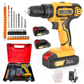 Aseboy cordless drill with battery and charger for extended DIY sessions.