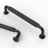 Asidrama 10-pack 5-inch matte black cabinet handle for cohesive kitchen upgrade