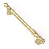 Asidrama 5-inch brushed gold cabinet handle close-up, durable zinc alloy for lasting daily use.