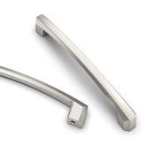 Asidrama brushed satin nickel 5-inch handle front view for a modern kitchen upgrade