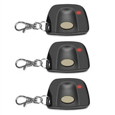 ASONPAO Mighty Mule remote FM135 front view, compact for easy car visor storage.