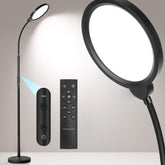 Assemer LED floor lamp remote control for effortless brightness and color settings.