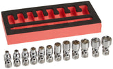 Astro Pneumatic 7412 flex socket 5mm grips flats for torque in tight spaces.