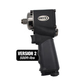 Astro Pneumatic Tool 1822 Onyx Nano Impact wrench side view, compact power for tight spaces.