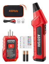AstroAI Circuit Breaker Finder receiver with beep and red flash confirms the correct breaker for quick tracing.