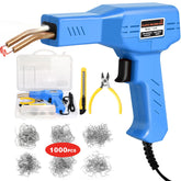 ATOLS upgraded plastic welder front view with built-in light for safer repairs.