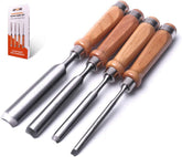 ATOPLEE wood chisel 8mm blade for precise carving and clean cuts.