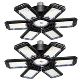 AUDLES garage light with 6+1 panels for even lighting in workshops.
