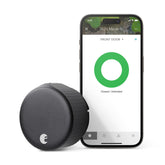 August Smart Lock installation in minutes shown from inside the door