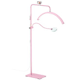 AURELLE Half Moon Lash Light front view with adjustable brightness for precise lash work.