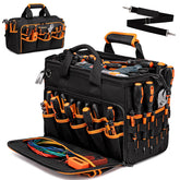 AUROPEAK 17-inch tool bag with wide mouth for quick tool access.