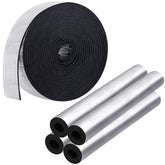 Auroray pipe insulation foam tube roll shields outdoor pipes from freezing with durable neoprene foam.
