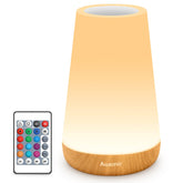 Auxmir LED night light with touch-top control offers easy, soothing illumination for nurseries.