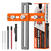 AUXTUR cabinet hardware jig with deep hole pencil guides precise handle placement