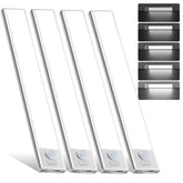 AVEVA 4-pack under-cabinet lighting with magnetic installation for fast setup and versatile placement.