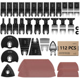 AVID POWER 112Pcs blades kit quick-release for universal tool compatibility