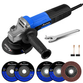 AVID POWER angle grinder with 7.5A motor ready for heavy metalwork.