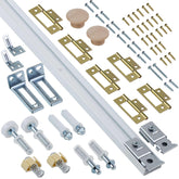 AWDIA bifold door track 48-inch enables smooth closet access.