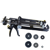 AWF PRO dual cartridge epoxy gun front view for comfortable extended use.