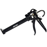 AWF PRO Heavy Duty Caulk Gun with rotating barrel enables precise edge application.