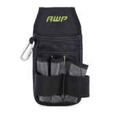 AWP Premium Tool Pouch front view highlights seven pockets for quick access.