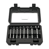 Axelord Forstner bit set stored in case for easy, organized woodworking.