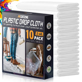 Axgatoxe 12x9 ft drop cloth protecting floors during painting projects