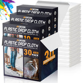 Axgatoxe drop cloth 12x9ft protecting floors during painting projects