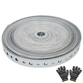 AxiSculpt galvanized pipe strap 3/4-inch 100ft demonstrates durable corrosion resistance for lasting installations.