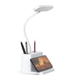 AXX rechargeable desk lamp in a dorm room providing focused study light