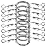 Ayawa 8PCS adjustable picture hanging wire kit with adjustable wire for secure frames and decor.